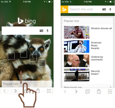 Bing Iphone Update