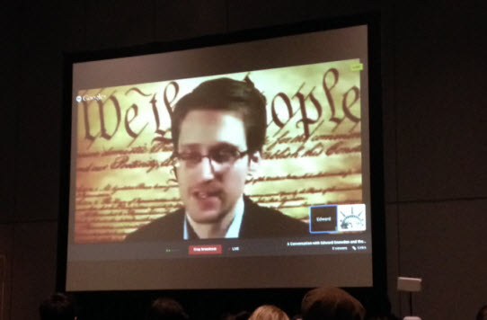 Edward Snowden SXSW