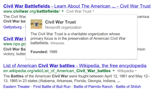 Knowledge Graph Popup