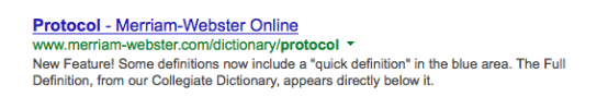 Protocol Definition
