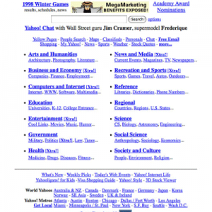 Yahoo Search in 1998