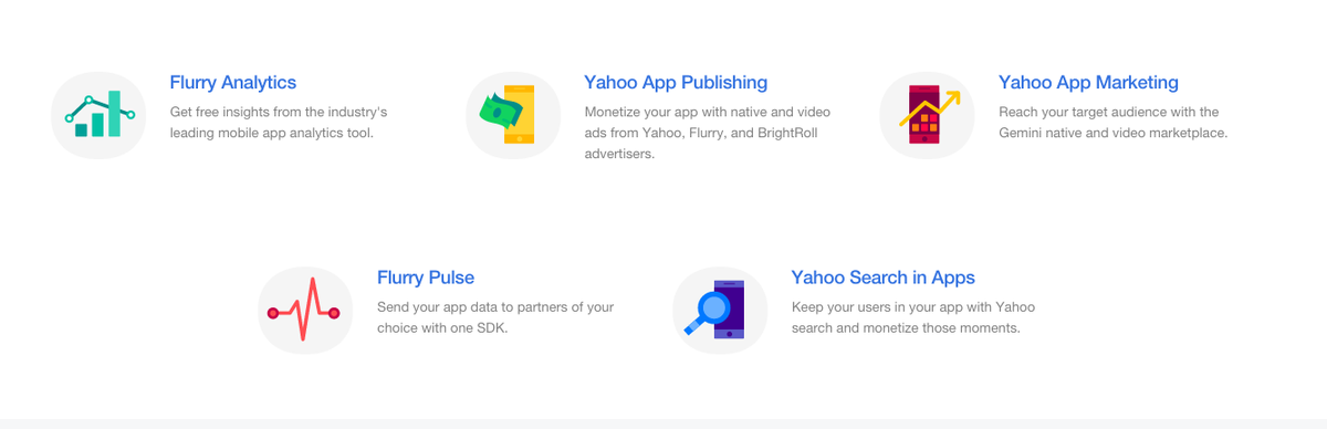 Yahoo Mobile Developer Apps