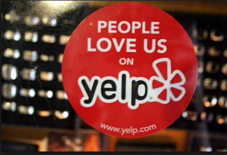 Yelp Sticker